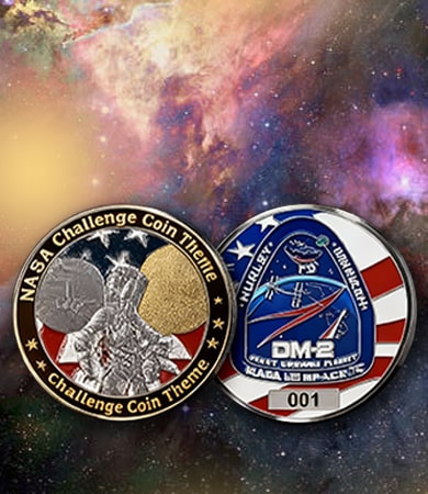 NASA DM - 2 First Crewed Flight Challenge Coin