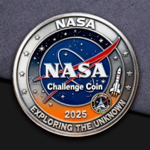 NASA Exploring the Unknown 2025 Challenge Coin
