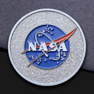 NASA Glitter Emblem Challenge Coin