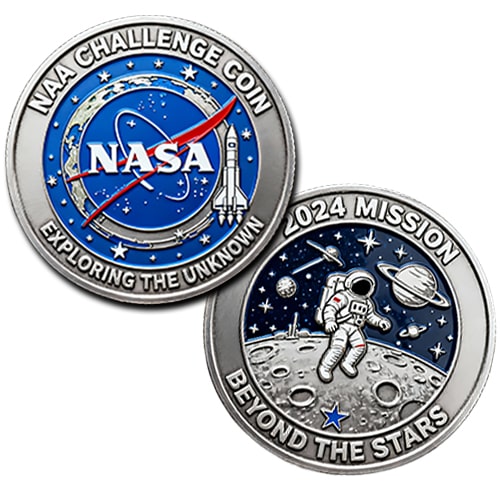 NASA Lunar Astronaut Year Mission Challenge Coin