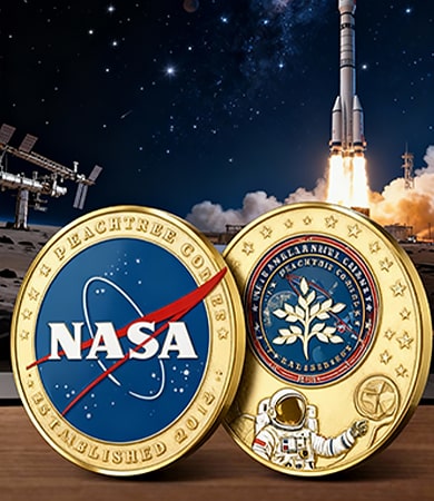 NASA Peachtree City Challenge Coin