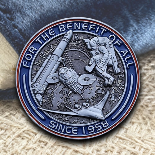 NASA Space Endeavor Challenge Coin