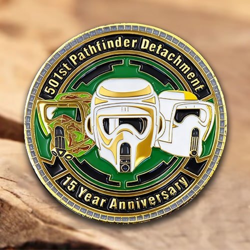 Pathfinder Detachment 15th Anniversary Challenge Coin