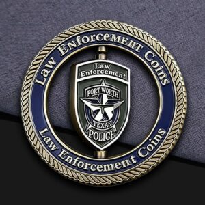 Police Spinner Law Enforcement Challenge Coin