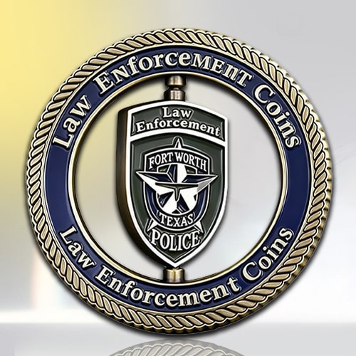 Police Spinner Law Enforcement Challenge Coin