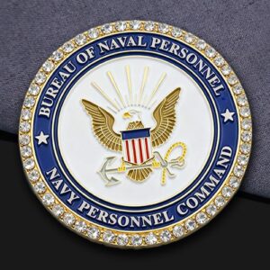Rhinestone Military Challenge Coin