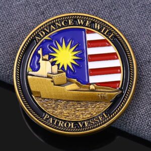 Royal Malaysian Navy KD Selangor Military Challenge Coin