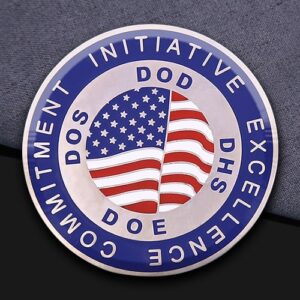 Science & Tech Epoxy Military Challenge Coin