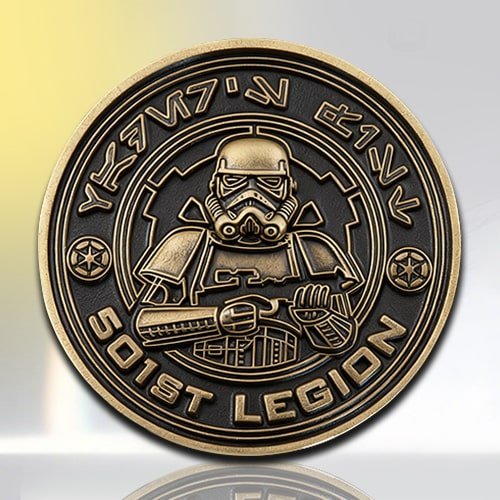 Star Wars 501st Legion 3D Stormtrooper Challenge Coin