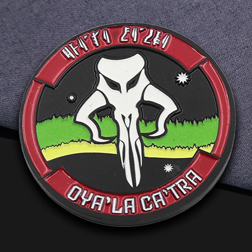 Star Wars Mandalorian Oya'la Ca'tra Challenge Coin