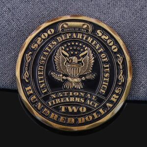 U.S. DOJ Firearms Act Challenge Coin