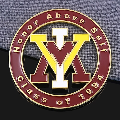 Virginia Military Institute Class of 1994 Military Challenge Coin-back