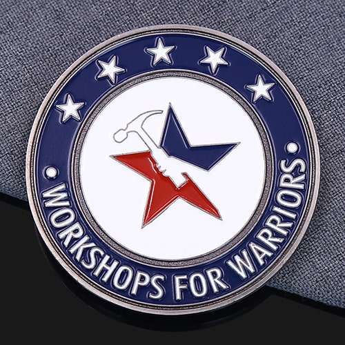 Workshops for Warriors US Military Branches Challenge Coin
