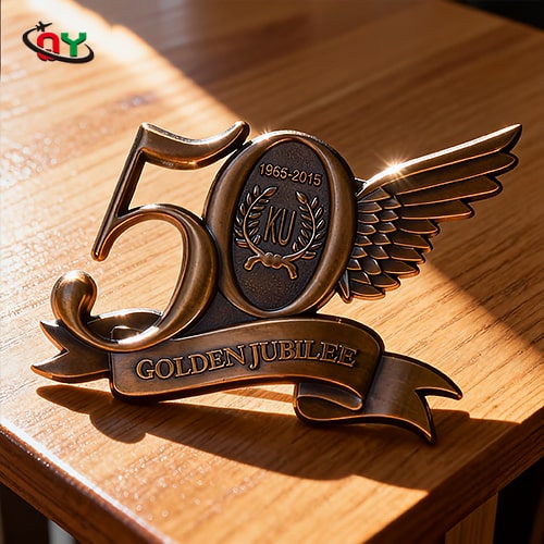 50th Golden Jubilee Winged Military Pin