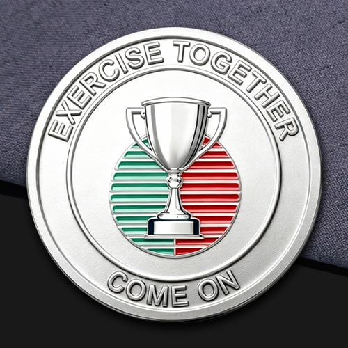 Athletic Spirit Corporate Challenge Coin-back