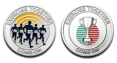 Athletic Spirit Corporate Challenge Coin