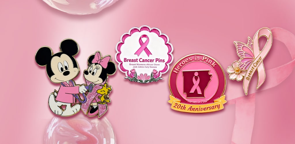 Breast Cancer Pins Banner - Mobile