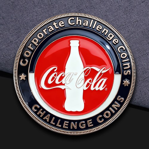Coca-Cola Spinner Corporate Challenge Coin