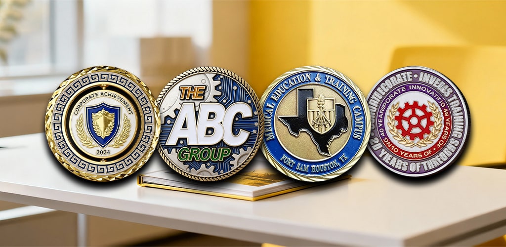 Corporate Challenge Coins Banner - Mobile