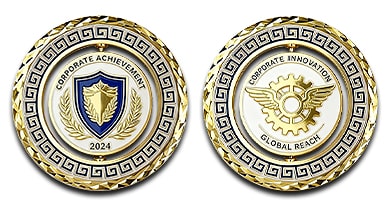 Custom School Corporate Challenge Coin