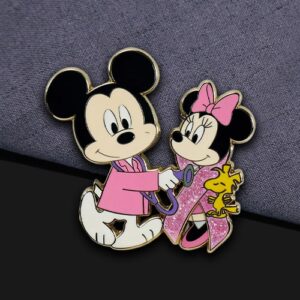 Disney Breast Cancer Awareness Mickey & Minnie Pin