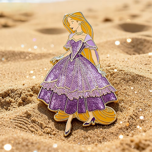 Disney Rapunzel Sparkle Enamel Pin