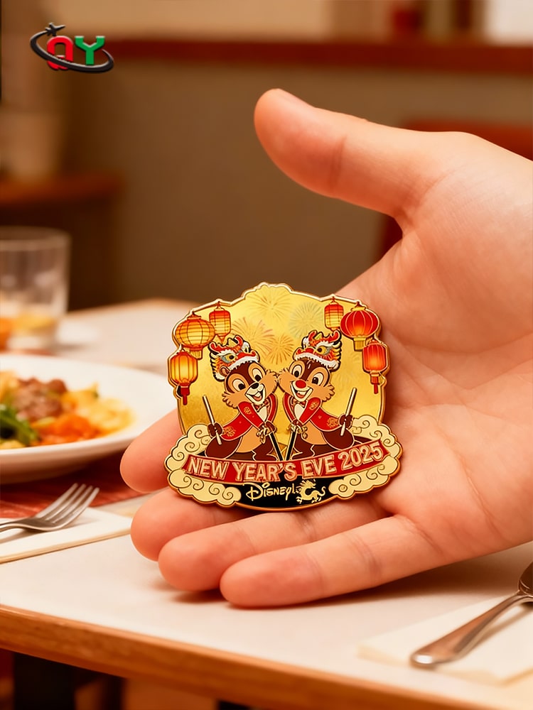 Disneyland 2025 New Year's Eve Enamel Pin