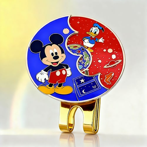 Double-layer Mickey Donald Hat Pin