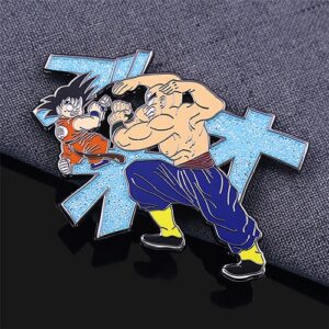 Dragon Ball Goku vs Tien Enamel Pin