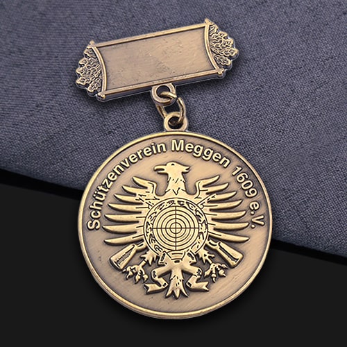 Eagle Target Meggen 1609 Pendant Military Pin