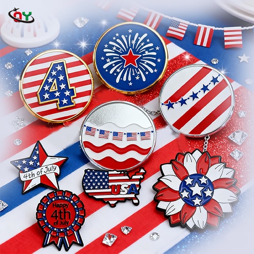 Fourth of July Pins