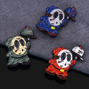 Friday the 13th Chibi Jason Halloween Enamel Pin