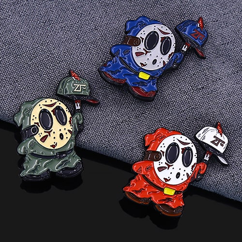 Friday the 13th Chibi Jason Halloween Enamel Pin