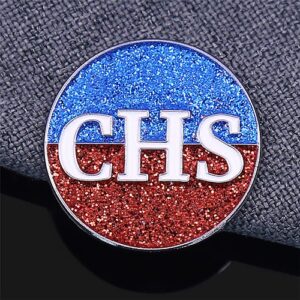 Glittery CHS Logo Enamel Pin