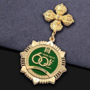 Golden Cross 60th Apxust Sum Military Pin