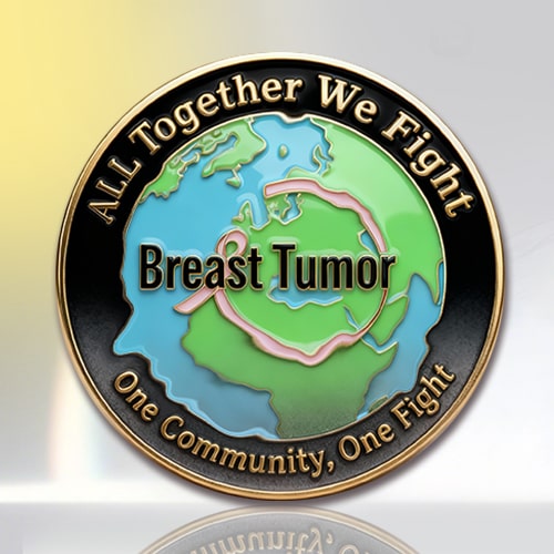 Gradient Pink Ribbon Global Breast Cancer Pin