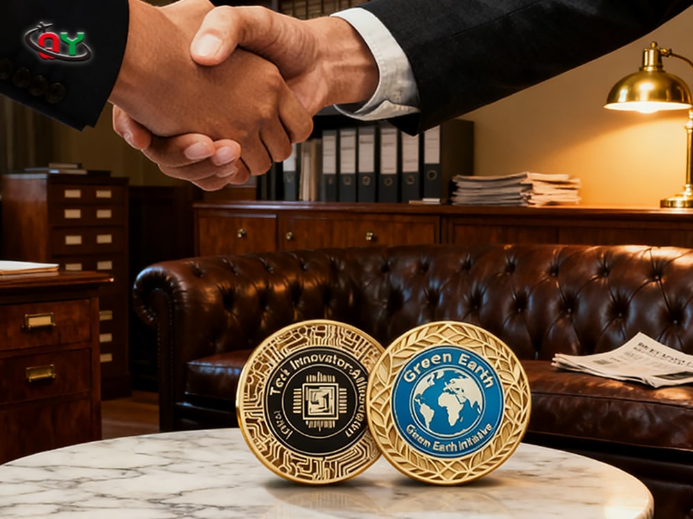 Green Earth Corporate Environmental Challenge Coins