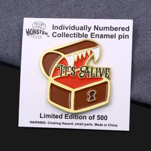 Halloween Monster Box Enamel Pin