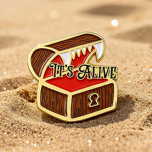 Halloween Monster Box Enamel Pin