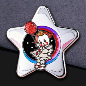 Halloween Pennywise Spinner Enamel Pin