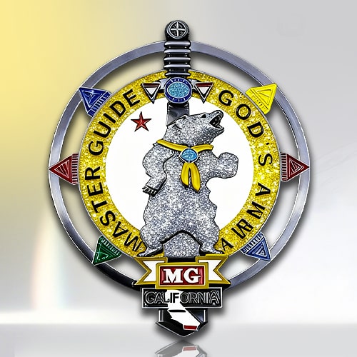 Hollow Master Guide God's Armor Bear Pin