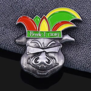 Jester Pig Freek 1 2019 Holiday Enamel Pin