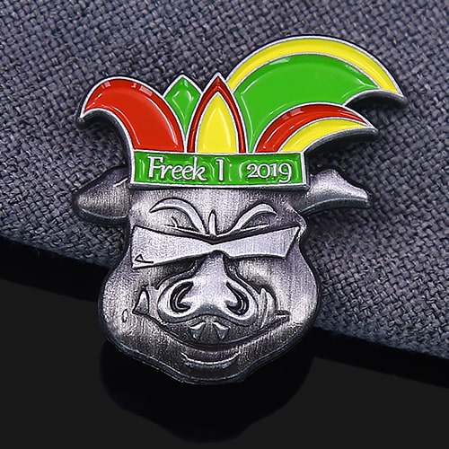 Jester Pig Freek 1 2019 Holiday Enamel Pin