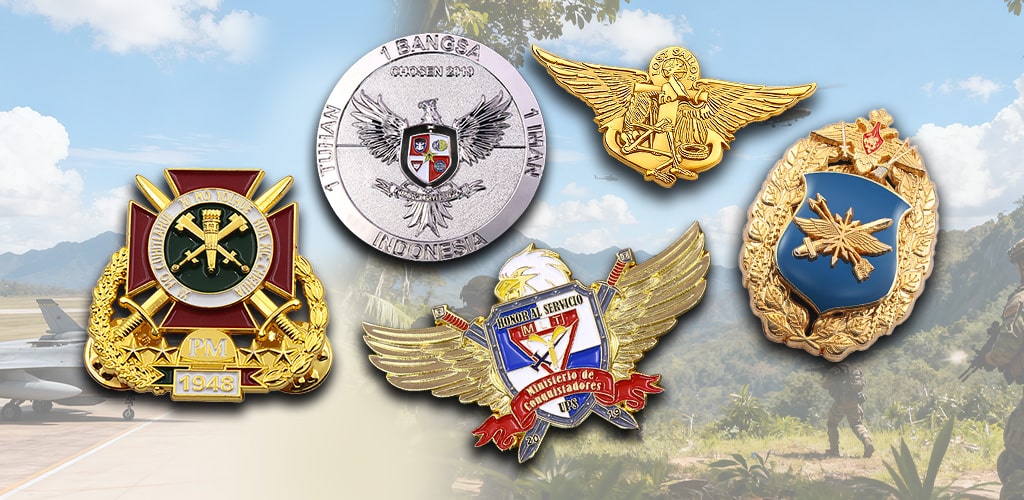 Military Pins Banner - Mobile