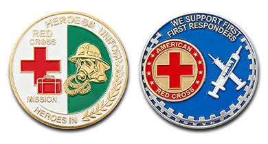 Red Cross Spirit Corporate Challenge Coin