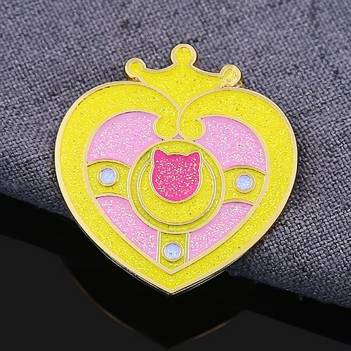 Sailor Moon Heart Brooch Enamel Pin
