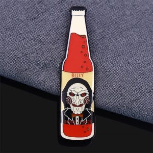 Saw Billy Blood Soda Halloween Enamel Pin