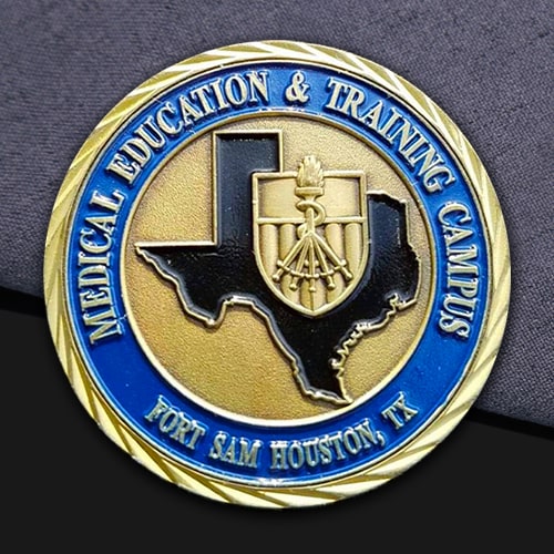 Texas Medical Education Corporate Challenge Coin-back