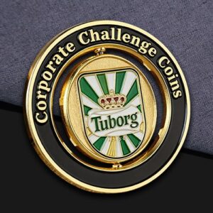 Tuborg Spinner Corporate Challenge Coin
