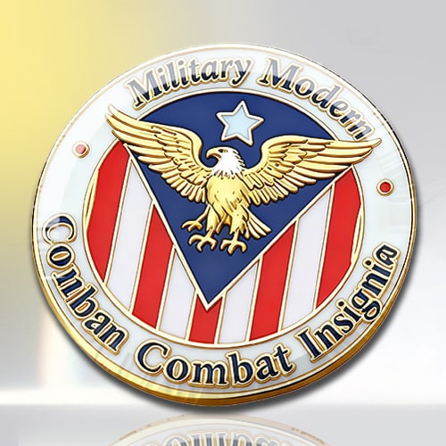US Eagle Military Modern Combat Epoxy Insignia Pin